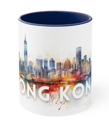 Hong Kong Gift, Hong Kong Mug, Hong Kong Gifts, Hong Kong Lover, Hong Kong Fan, Coffee Mug, Travel Mug, Hong Kong Cup, Hong Kong Souvenir